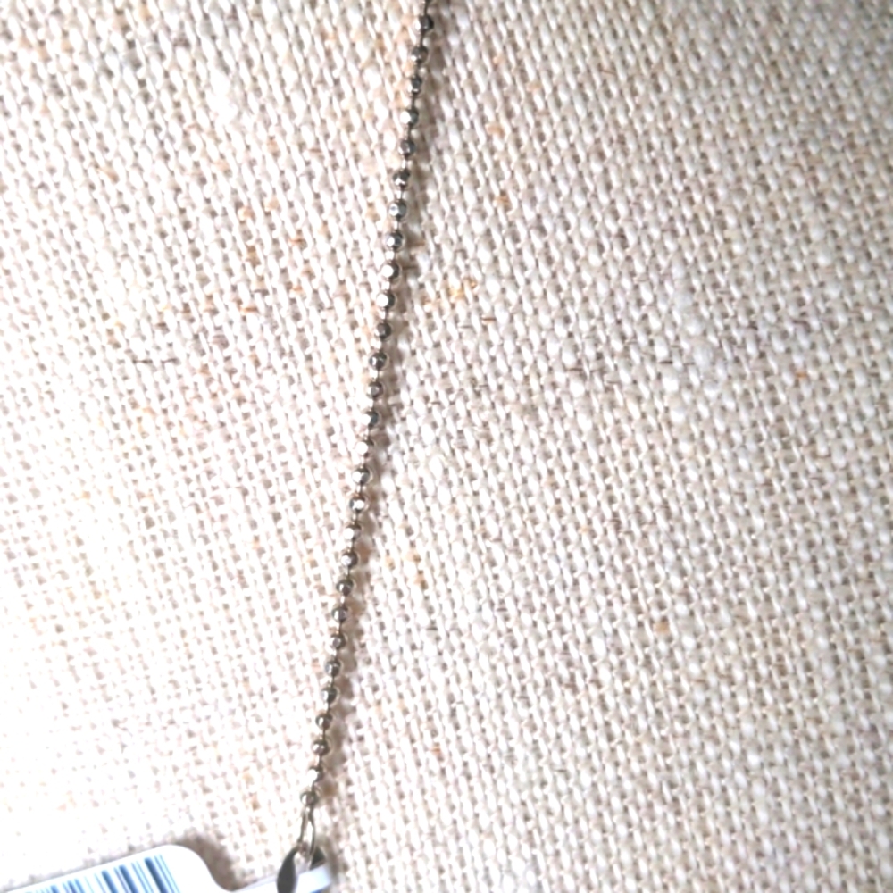 Alex Woo Sterling Silver Pendant.  NWT, Yorkie Dog, 16" Beaded Chain. Boxed - Picture 6 of 6